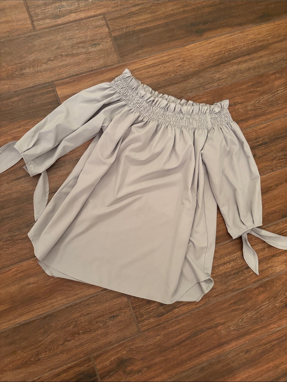Zanzea Collection Smocked Off-Shoulder Blouse